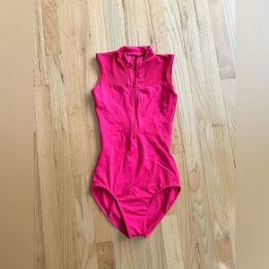 Adult Medium So Danca hot pink WHO CARES? - TP42
TILER PECK ballet leotard